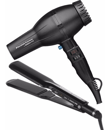 Combo Babyliss Ceramic Porcelana Alaciadora