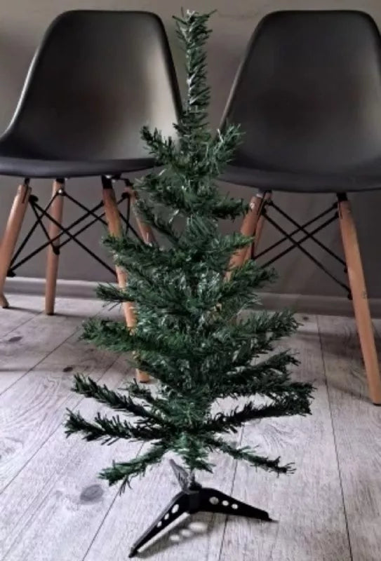 Árbol De Navidad 90cm - Ramas Verdes Con Luces Led